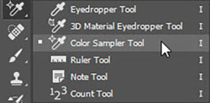 ابزار Color Sampler tool