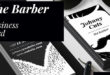 نمونه کارت ویزیت آرایشگاه مردانه