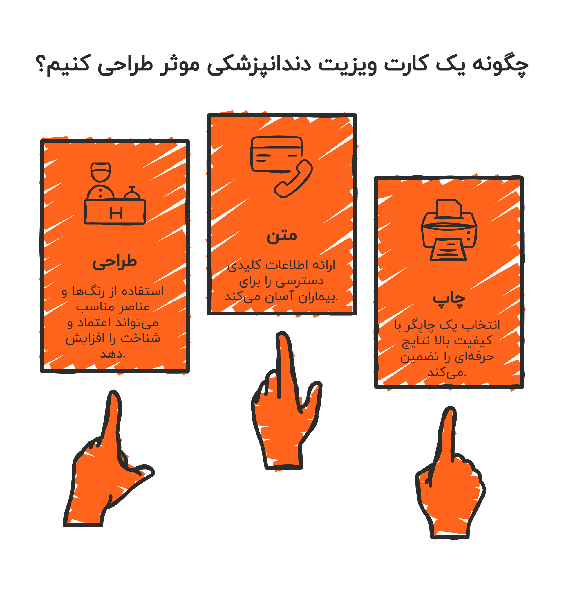 نمونه کارت ویزیت دندانپزشکی